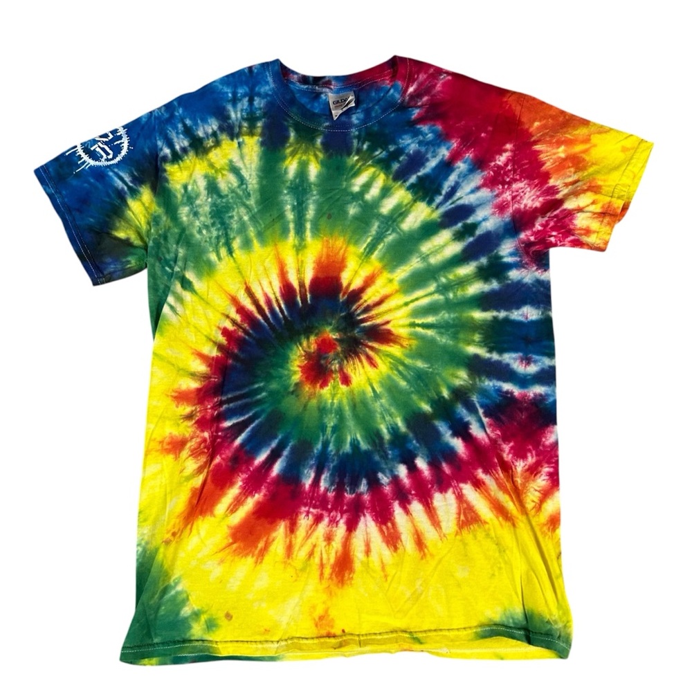 Gildan Heavy Cotton Dimensional Rift Festival Tie Dye T-Shirt Medium